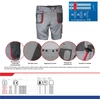 Kép 2/3 - Munkásnadrág, rövidnadrág méret LD/54, szürke, Comfort line, anyagsúly 190g/m2