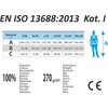 Kép 3/3 - Munkás derekasnadrág XXL/58, méretben, 100% pamut, 270g/m2 grammatúra