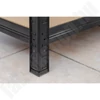 Kép 2/5 - Fém polc DEDRA N1411, 5 MDF polccal, méretek 180x90x40 cm, fekete