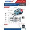Kép 2/4 - Dedra akkumulátoros mini csiszoló, gravírozó 40 részes készlteben, DED6903