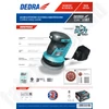 Kép 2/6 - Dedra DED7062 excentercsiszóló – akkumulátoros 18V - SAS+ALL