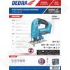 Kép 2/2 - Dedra DED7067 dekopírfűrész akkumulátoros 18V SAS+ALL