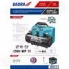 Kép 3/3 - Dedra DED7077V akkumulátoros kompresszor 2x18V 6l tartály