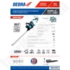 Kép 2/2 - Dedra DED7192V elektromos sövényvágó – akkumulátoros 2x18V – 600mm 