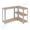 Kép 2/5 - Fém polc DEDRA N1405, 5 MDF polccal, méretek 154x75x30 cm