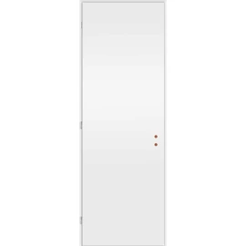 Matt fehér balos 75x210cm beltéri dekorfóliás teli ajtó ajtólap + blokktok + zárbetét + kulcs  CanDo