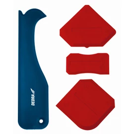 Szilikon spatulák vágóval DEDRA 15B086, 4 darabos szett