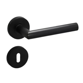 Tímea Black Line kilincspár körrozettás Fekete Felület BB