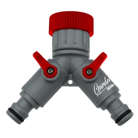 Dedra dupla csapcsatlakozó 1/2"- 3/4" átmenettel