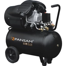 Pansam kompresszor olajkenéses, kéthengeres – 2.3kW – 412l/min – 50literes tartály - A077060
