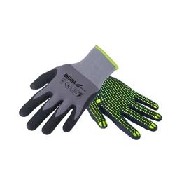 DEDRA BH1015R07 Nitril Flex Premium biztonsági kesztyű, 7-es méret