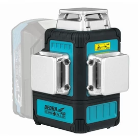 Dedra 3D multilézer, 3D lézer szintező, DEDRA SAS+ALL DED6910 zöld lézer, OSRAM