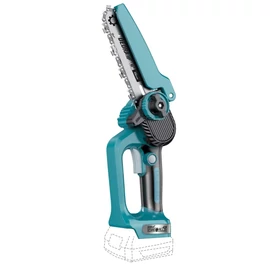 Akkumulátoros, kefementes mini láncfűrész 18 V DEDRA SAS+ALL DED7180, 6" vezetősín, kefementes motor