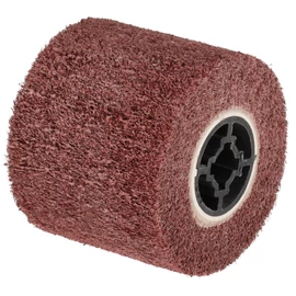 Hengeres csiszolótárcsa palástcsiszoló, szaténfényező géphez 120x100mm  80-as szemcseméret DED7933-as géphez, DEDRA DED79333