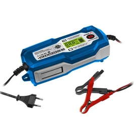 Dedra DEPM020LFP akkumulátor töltő mikroprocesszoros 4A, 6V/12V, 3-120Ah, LCD,LFP