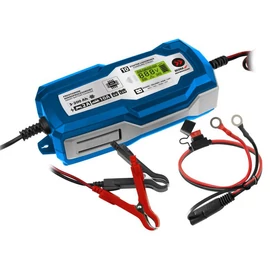 Dedra DEPM022LFP akkumulátor töltő mikroprocesszoros 10A, 6V/12V, 3-200Ah, LCD,LFP