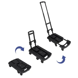 Szállító platform, kézikocsi DEDRA N1001, teherbírás 200 kg-ig