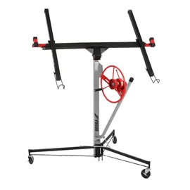 Gipszkarton és OSB táblaemelő, lapemelő 140-325 cm DEDRA N1105, emelési magasság 140-325 cm, teherbírás 68 kg