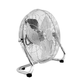 Levegő keringető 18" ventilátor, szélgép króm kivitel