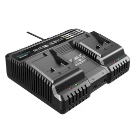 Dedra dupla akkutöltő két USB kimenettel SAS+All 18V DED7039V