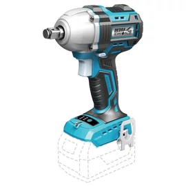 Dedra akkus ütvecsavarozó 450Nm 18V  1/2" SAS+All kefe nélküli