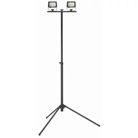 Műhelylámpa, reflektor 2x 20W SMD LED, 2x 1800lm, állványos, IP65, DEDRA L1074-22