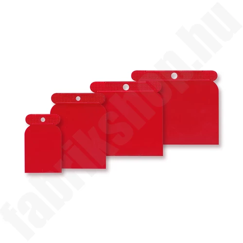 Festő spatula műanyag, 4 db-os készlet: 50,80,100,120mm