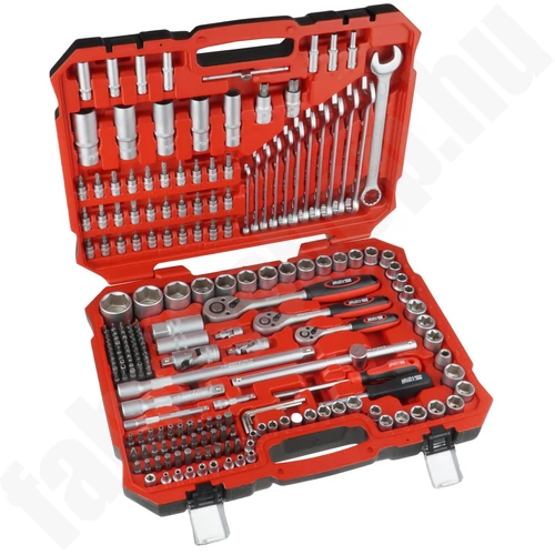 Dugókulcs készlet CrV 216db, 17x1/2"",13x1/4"",8x3/8""