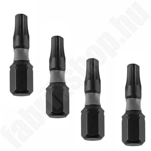 Dedra ütvecsavarozó bitfej Torx T10/15/20/25/30/40 6db/csomag