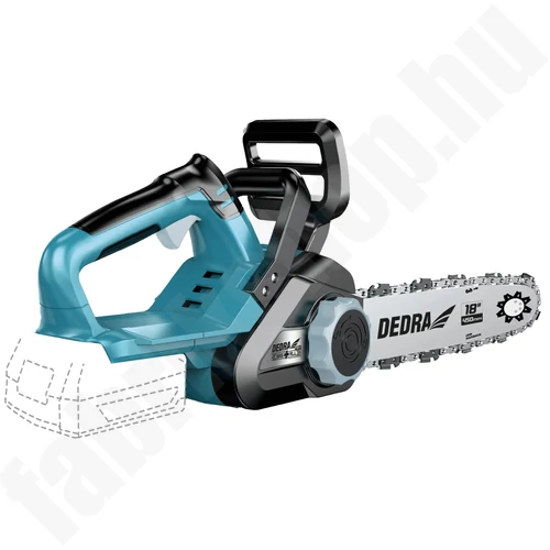 Akkumulátoros láncfűrész 12" 18V DEDRA SAS+ALL DED7183, 12" láncvezető