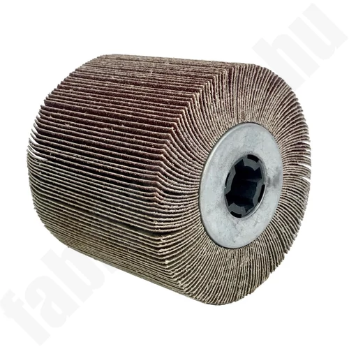 Lamellás kefe szatinírozóhoz 120x100 mm, szemcseméret 80, DEDRA DED79336B
