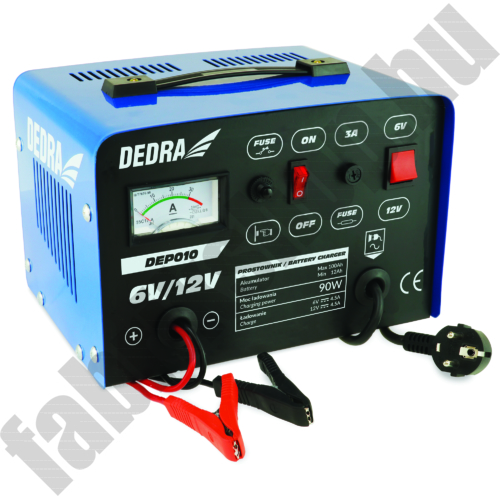 Dedra DEP010 akkumulátor töltő 6V/12V, 12-100Ah
