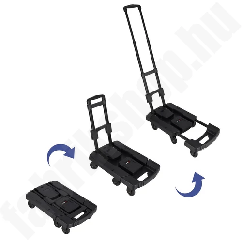 Szállító platform, kézikocsi DEDRA N1001, teherbírás 200 kg-ig
