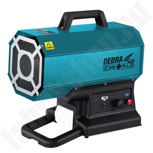 Dedra DED7185 hőlégfúvó – piezzós 9-20kW - akkumulátoros