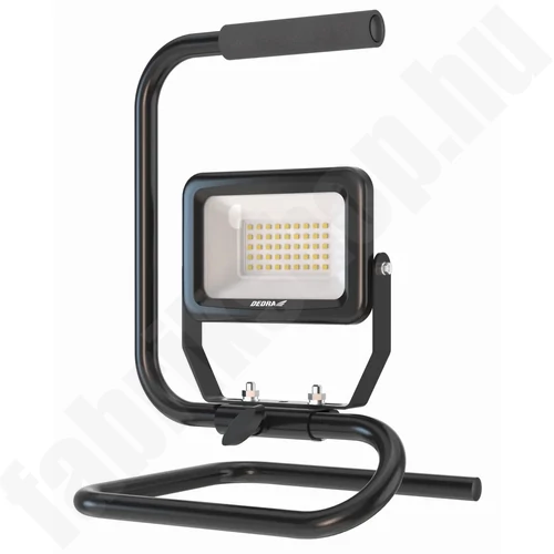 Műhelylámpa, reflektor 30W SMD LED, 2700lm, állvány, IP65, DEDRA L1073-3